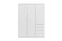 Ver imagem 5 de Guarda Roupa Infantil Pérola com 3 Portas - Branco