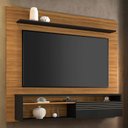 Ver imagem 1 de Painel para Tv até 60 Polegadas Eros 1 Porta Freijó Trend/preto - Pnr Móveis
