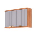 Ver imagem 1 de Armário Aéreo Cozinha Elena 3 Portas 120cm Cin/Platina MGM
