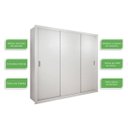 Ver imagem 6 de Guarda-Roupa Casal 3 Portas de Correr Dora