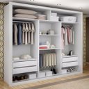 Ver imagem 2 de Guarda-Roupa Casal 3 Portas de Correr Dora