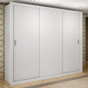 Guarda-Roupa Casal 3 Portas de Correr Dora