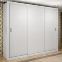Ver imagem 1 de Guarda-Roupa Casal 3 Portas de Correr Dora