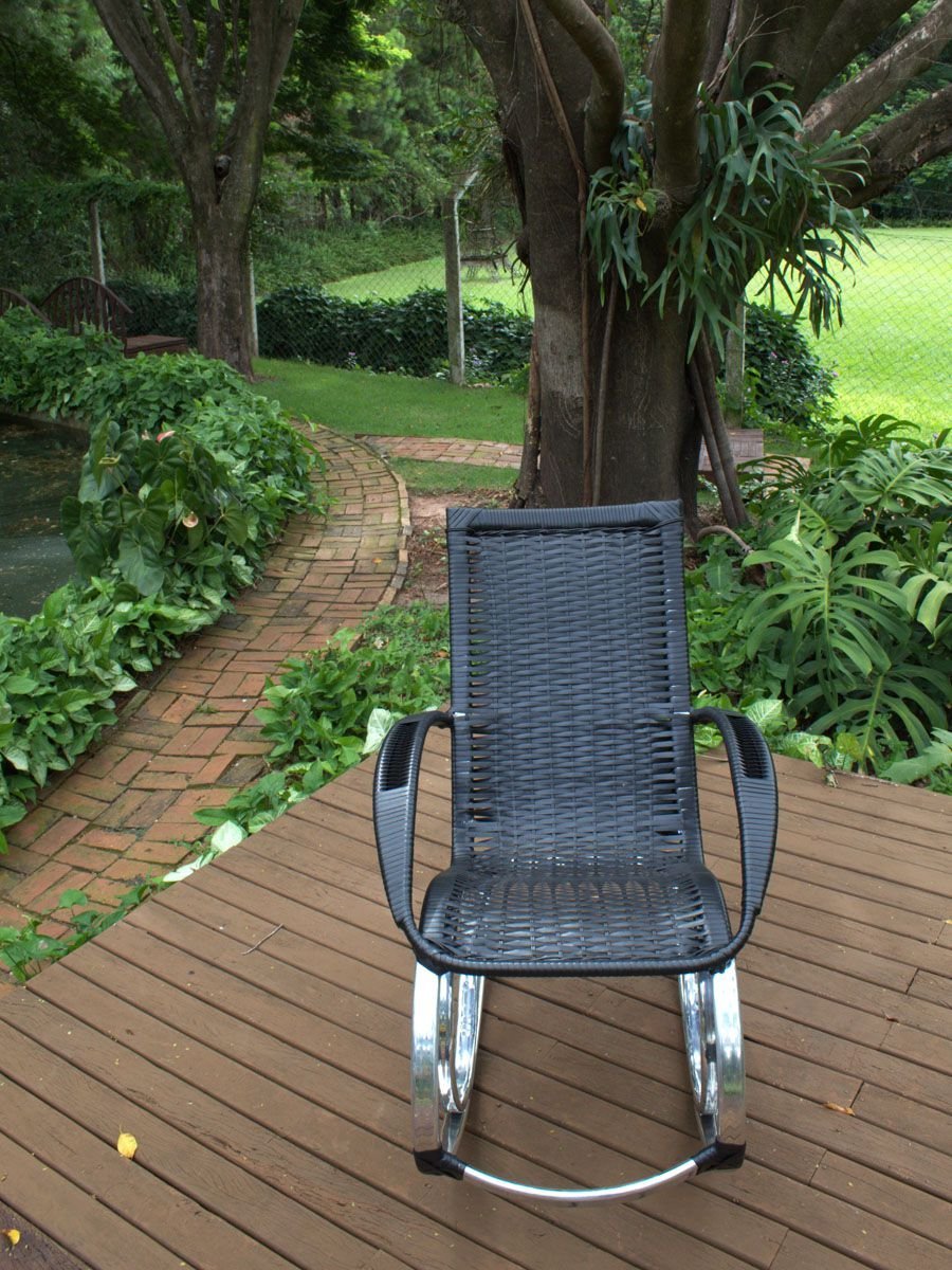 Cadeira de Balanço em Alumínio - Jardim, Área externa, Decoração ...