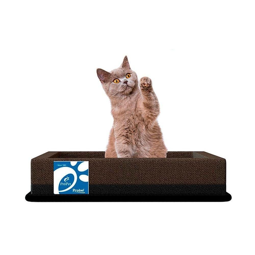 Cama box PET Cachorro / Gato Médio PróPet Foam MarromPreto (75x55x10) - Probel - 1