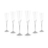 12 Unidades Taça Champanhe Acrilico Base Prata 150ml Silverplastic - 1