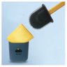 Escova Sanitaria Vaso de Silicone Privada Limpeza Banheiro - 4