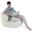 Ver imagem 3 de Poltrona Thomas - Puff Feito em Tecido Sintetico/perolas de Eps