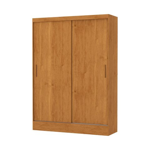 Guarda Roupa Solteiro Santiago 2 Portas 2 Gavetas sem Espelho Carioca Moveis Cinamomo