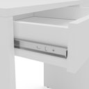 Ver mais imagens de Escrivaninha Mesa Escritório Tijuca 2 Gavetas 90cm Branca