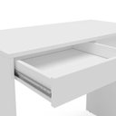 Ver imagem 7 de Escrivaninha Mesa Escritório Tijuca 2 Gavetas 90cm Branca