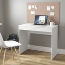 Ver imagem 5 de Escrivaninha Mesa Escritório Tijuca 2 Gavetas 90cm Branca