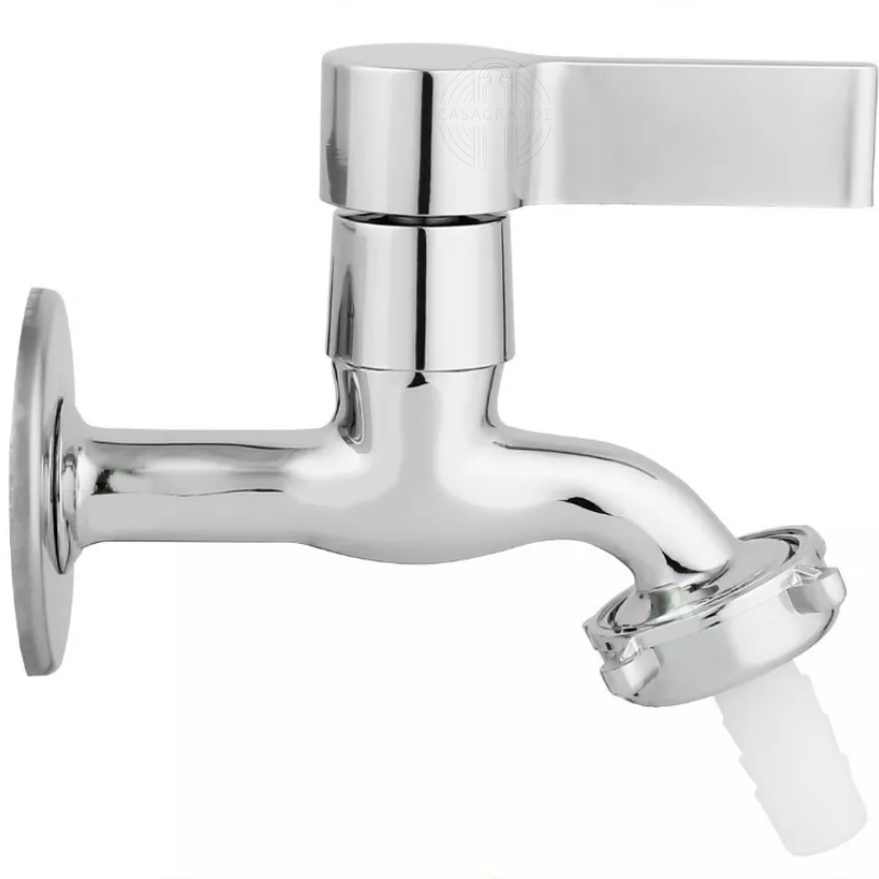 Torneira para Jardim Tanque Metal Alavanca Cromada 1128 C65 Casagrande Mundial - 6