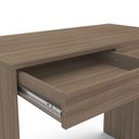 Ver imagem 6 de Escrivaninha Mesa Escritório Tijuca 2 Gavetas 90cm Castanho Marrom
