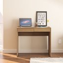 Ver imagem 3 de Escrivaninha Mesa Escritório 90cm 2 Gavetas Tijuca