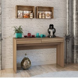 Mesa para Escritório 2 Gavetas Lindóia Politorno - 1