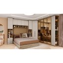Ver imagem 3 de Guarda Roupa Modulo Ponte 4 Portas 163cm Setiba Plus Carvalho/palha