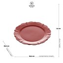 Ver imagem 3 de Prato Raso Porcelana Fancy Rose 27cm - Wolff