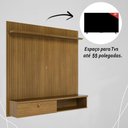 Ver imagem 4 de Painel Bancada Suspensa 1 Porta Tvs até 55 Polegadas Íris - Cumaru