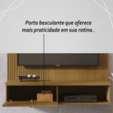 Ver imagem 7 de Painel Bancada Suspensa 1 Porta Tvs até 55 Polegadas Íris - Cumaru