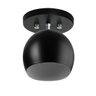 Lustre Plafon Bola 15 cm Redonda Preto - 2