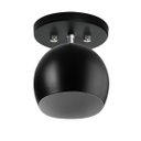 Ver imagem 2 de Lustre Plafon Bola 15 cm Redonda Preto