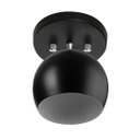 Ver imagem 1 de Lustre Plafon Bola 15 cm Redonda Preto