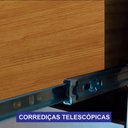 Ver imagem 4 de Guarda Roupa Casal 6 Portas New Braga Ripado com Espelho Cinamomo – Leifer Móveis