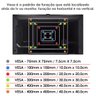 Suporte fixo universal para tv 10 a 71" cs0060u - 3