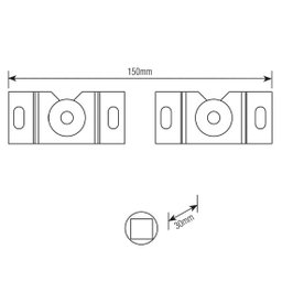 Suporte fixo universal para tv 10 a 71" cs0060u - 2