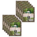 Ver imagem 1 de Kit 10 Porta Retrato Molduras 20x25 Marrom