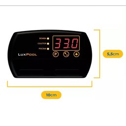 Termostato Digital Tlz1378n 220v para Boiler Luxpool - 2