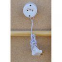 Ver imagem 2 de Tábua de Passar Roupas com Suporte e Tomada - Madeira / Cinza