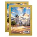 Ver imagem 1 de Kit 2 Porta Retrato Molduras 30x40 Amarelo