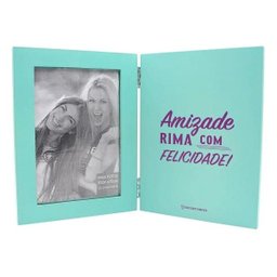 Livro Porta Retrato Mda Amizade Rima com Felicidade - 1