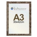 Ver imagem 2 de Kit 6 Porta Retrato Molduras A3 30x42 Marrom