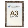 Kit 6 Porta Retrato Molduras A3 30x42 Marrom - 2