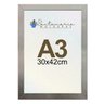 Kit 4 Porta Retrato Molduras A3 30x42 Prateado - 2