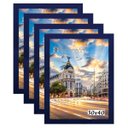 Ver imagem 1 de Kit 4 Porta Retrato Molduras 30x40 Azul