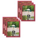 Ver imagem 1 de Kit 6 Porta Retrato Molduras 20x25 Rosa