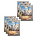 Ver imagem 1 de Kit 6 Porta Retrato Molduras 30x40 Prateado