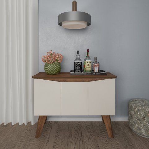 Aparador Balcão Buffet Oasis Off White