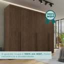 Ver imagem 6 de Guarda-roupa Casal 6 Portas 8 Gavetas Florianópolis 100% MDF 