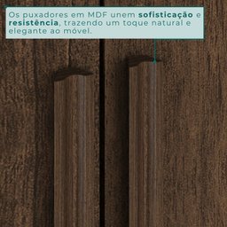 Guarda-roupa Casal 6 Portas 8 Gavetas Florianópolis 100% MDF  - 7