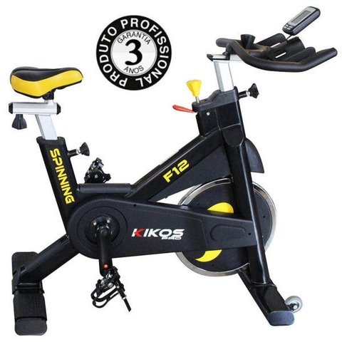 Bicicleta Ergométrica Spinning Pro F12 Kikos Fitness Kw