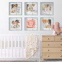 Ver imagem 2 de Kit 6 Quadros Porta Retrato Foto 15x15 Paspatur Branca 20x20