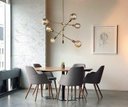 Ver imagem 2 de Lustre/Pendente Moderno Sputnik Circuit Dourado 6XE27