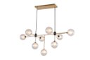 Ver imagem 1 de Lustre/pendente Sputnik Manhattan Dourado/Preto 9 Lâmpadas