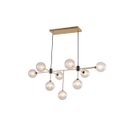 Ver imagem 1 de Lustre/pendente Sputnik Manhattan Dourado/Preto 9 Lâmpadas