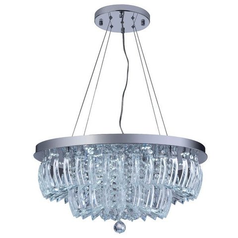 Lustre/pendente de Cristal Legítimo Led Ingrid 36w 3000k Startec - Design Moderno Quarto/sala Jantar